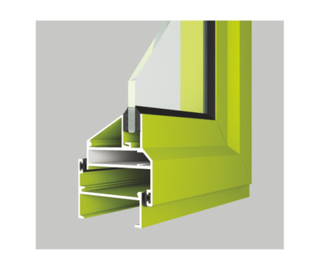 Green Commercial Aluminium Windows