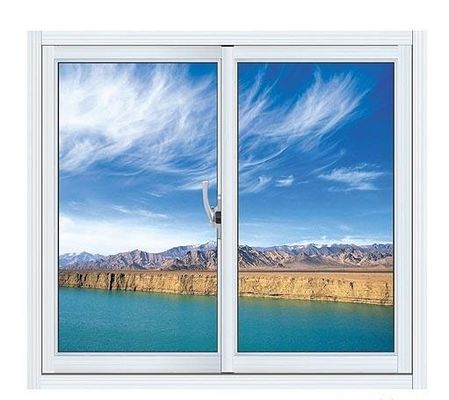 Progettazione di vetro riflettente ISO9001/CE della singola della sostituzione finestra di alluminio blu del cursore