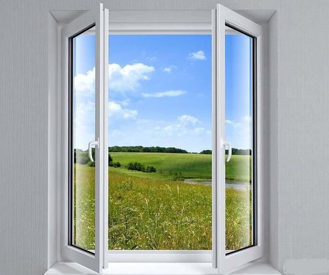 Polvere di alluminio di Windows della stoffa per tendine dell'oscillazione interna bianca della famiglia ricoperta